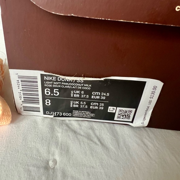 Nike dunk mid Social status strawberry milk - Picture 6 of 10